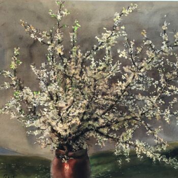 Fiori di melo -Apfelblüten, 1952, aquarello - Aquarell, 62x56, prop. priv. - Privatbes.