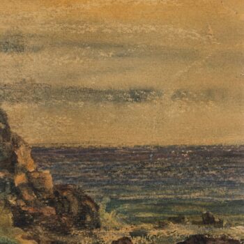 Marina, 1954, acquarello - Aquarell, 17x14