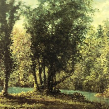 Stagno nel bosco - Waldteich, 1960, olio - Öl, 80x60, Comune di Bolzano - Gemeinde Bozen